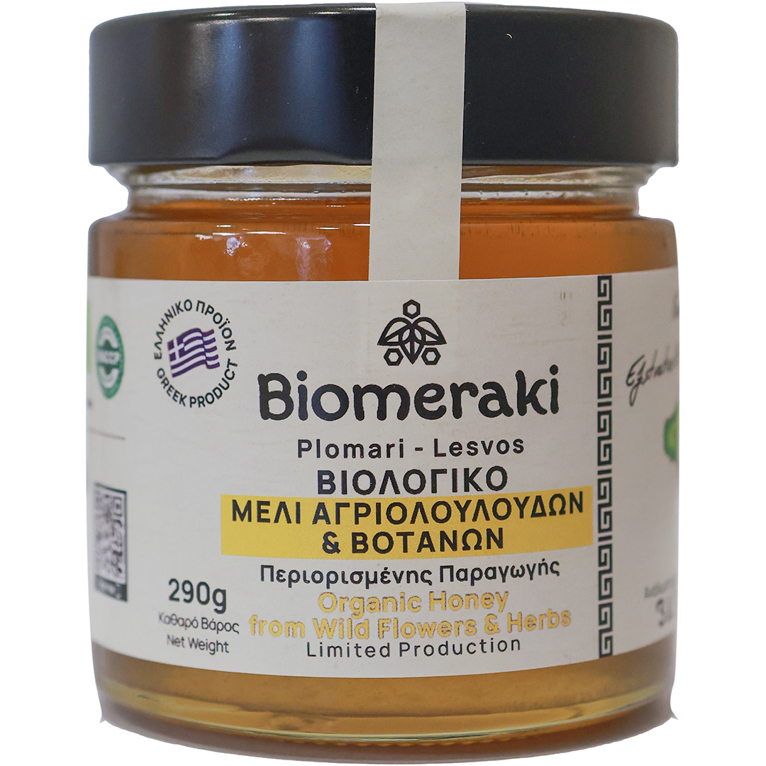 Biomeraki-Organic Honey from Wild flowers & Thyme